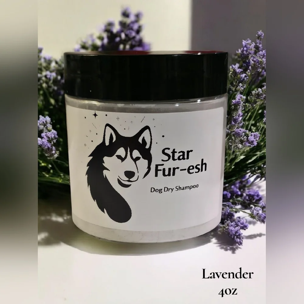Hand Crafted Star Fur-esh Dog Dry Shampoo